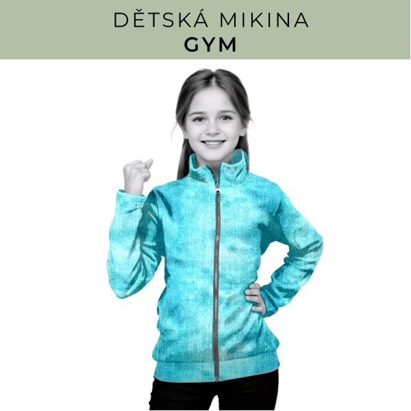 Dětská střih - mikina GYM
