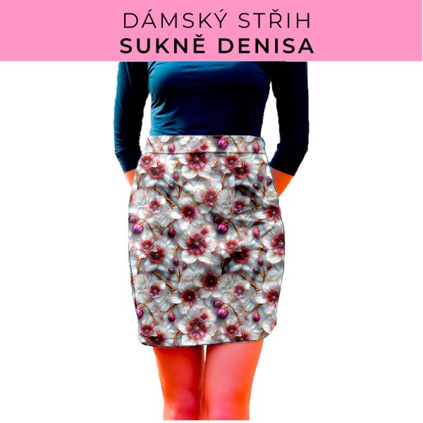 Dámský střih - Dámská sukně Denisa