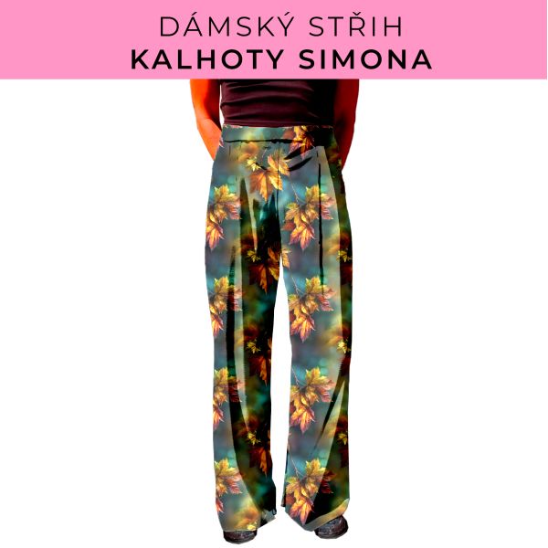 Dámský střih - kalhoty Simona