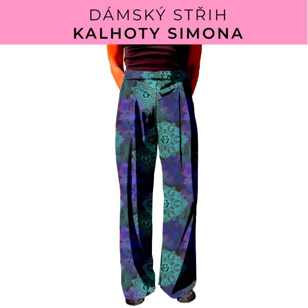 Dámský střih - kalhoty Simona