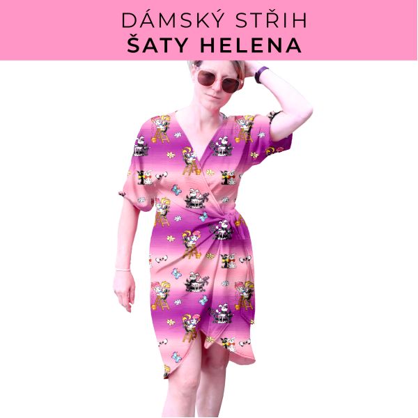 Dámský střih na šaty  Helena