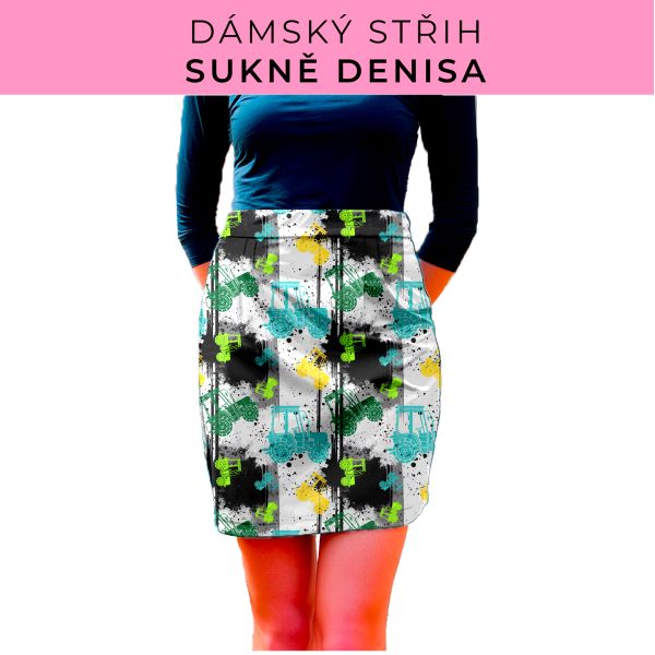 Dámský střih - Dámská sukně Denisa
