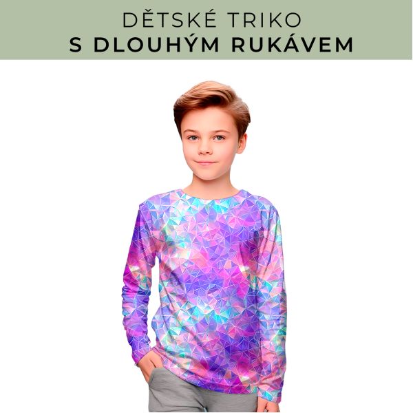 DĚTSKÝ střih - triko dlouhý rukáv
