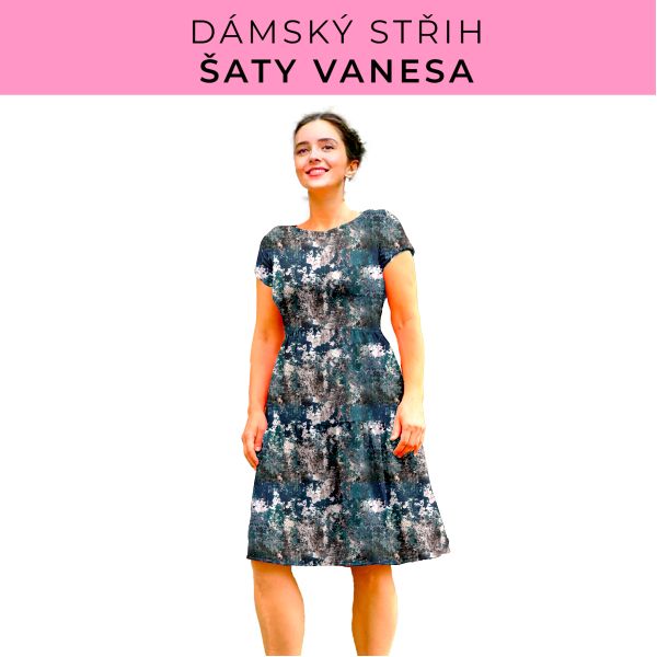 Dámský střih šaty Vanesa