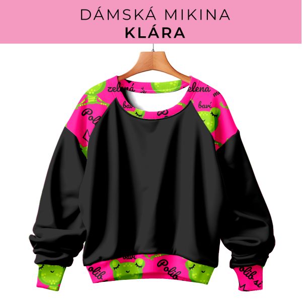 DÁMSKÝ střih - mikina Klára
