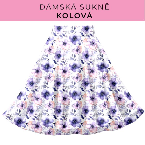 DÁMSKÝ střih - Kolová sukně