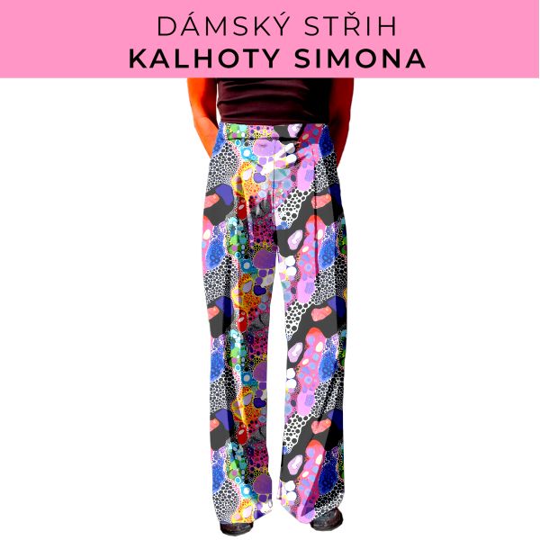 Dámský střih - kalhoty Simona