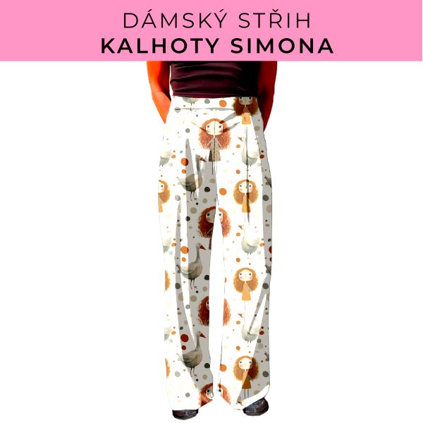 Dámský střih - kalhoty Simona