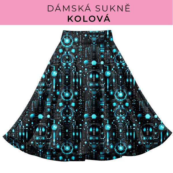 DÁMSKÝ střih - Kolová sukně