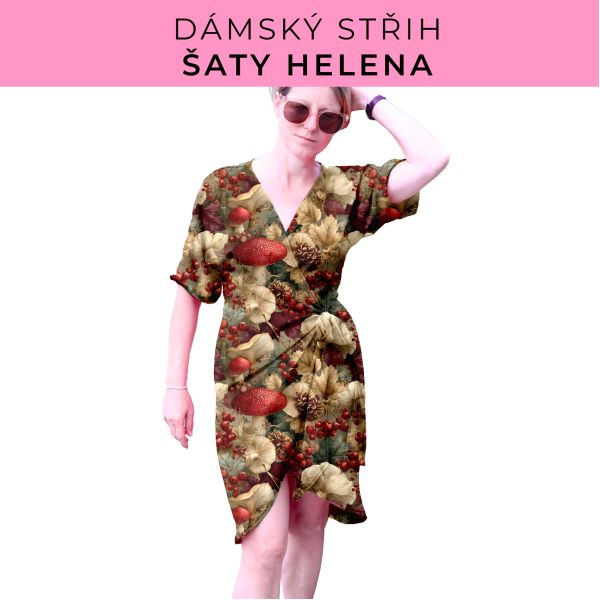 Dámský střih na šaty  Helena