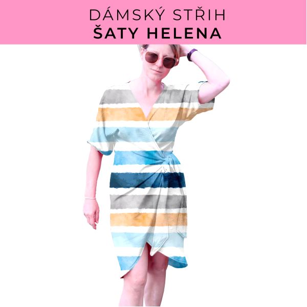 Dámský střih na šaty  Helena