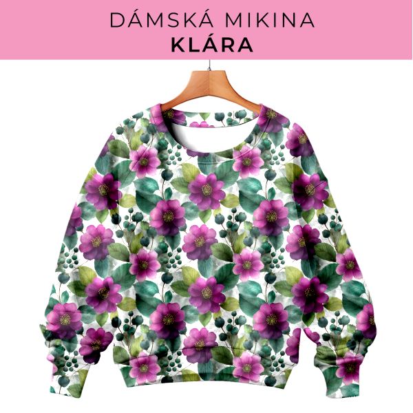 DÁMSKÝ střih - mikina Klára