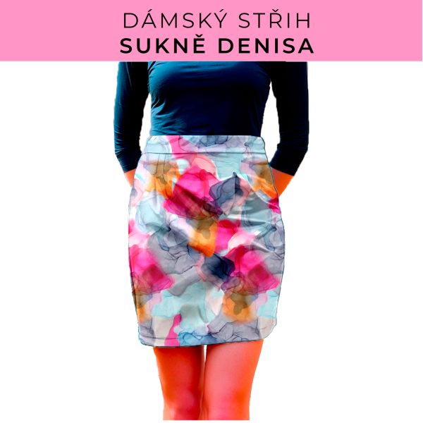 Dámský střih - Dámská sukně Denisa