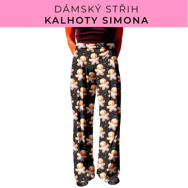 Dámský střih - kalhoty Simona