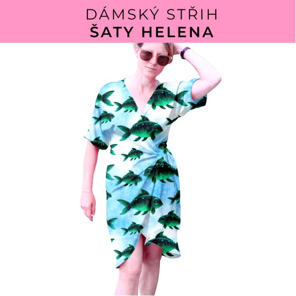 Dámský střih na šaty  Helena
