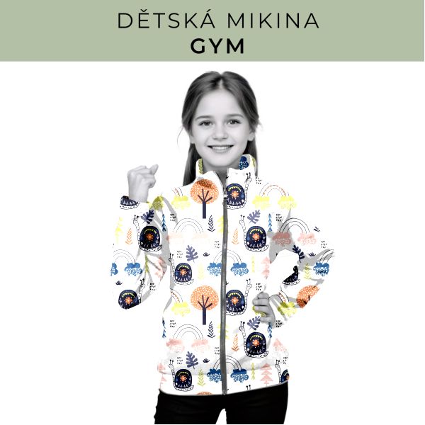 Dětská střih - mikina GYM