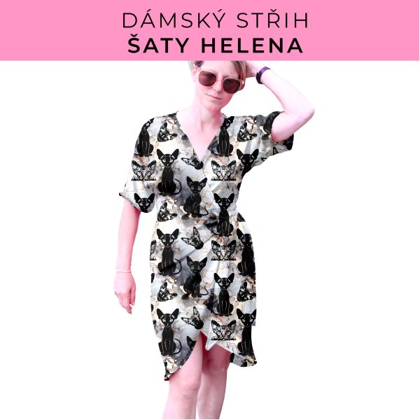 Dámský střih na šaty  Helena