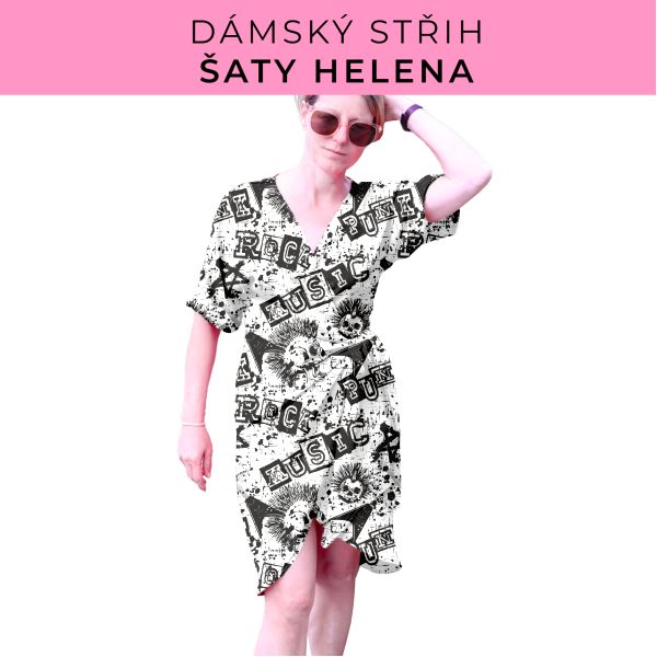 Dámský střih na šaty  Helena