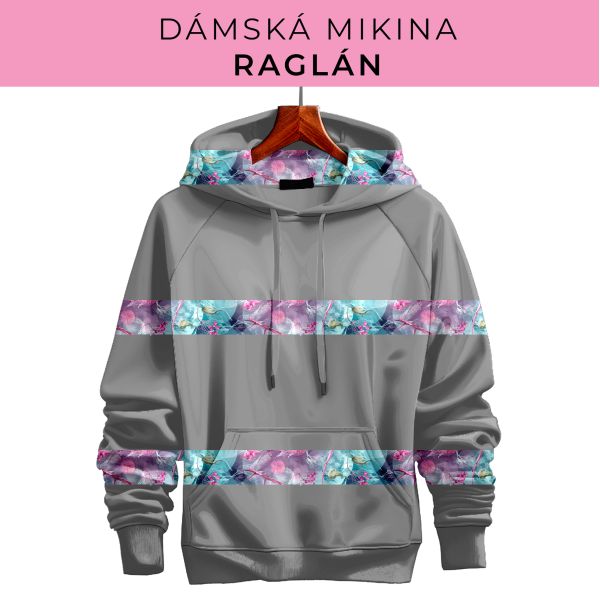DÁMSKÝ střih - mikina raglán