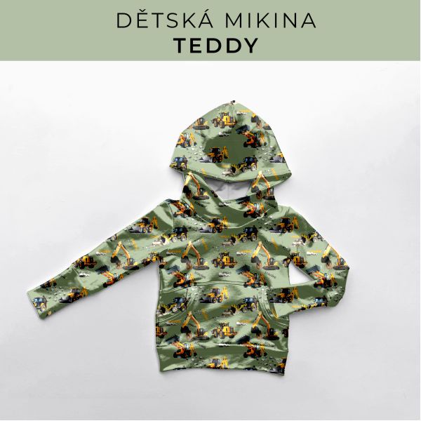 DĚTSKÝ střih - Mikina Teddy