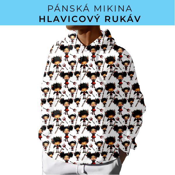 PÁNSKÝ střih - mikina s kapucí