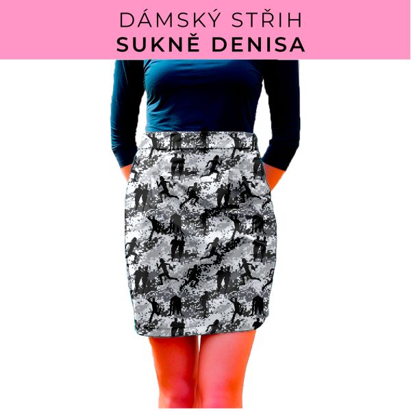 Dámský střih - Dámská sukně Denisa