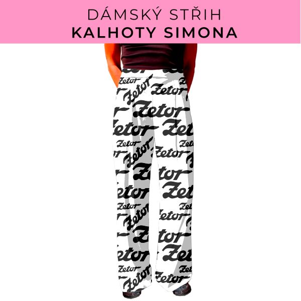 Dámský střih - kalhoty Simona