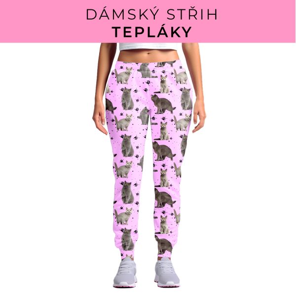 DÁMSKÝ střih - tepláky