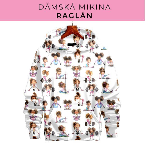 DÁMSKÝ střih - mikina raglán