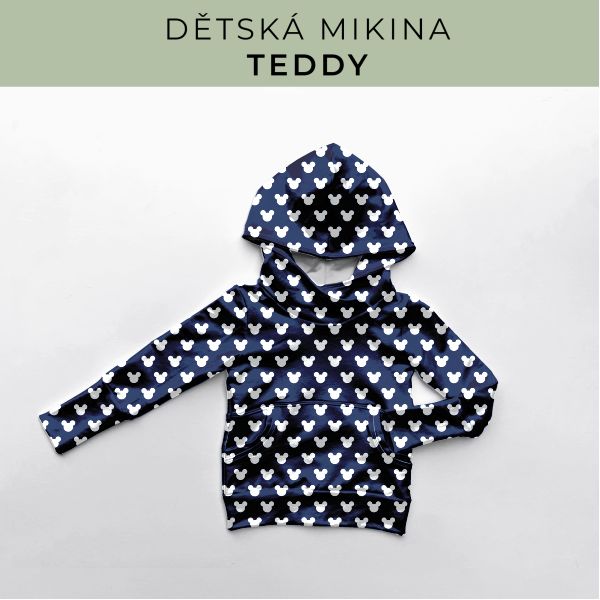 DĚTSKÝ střih - Mikina Teddy