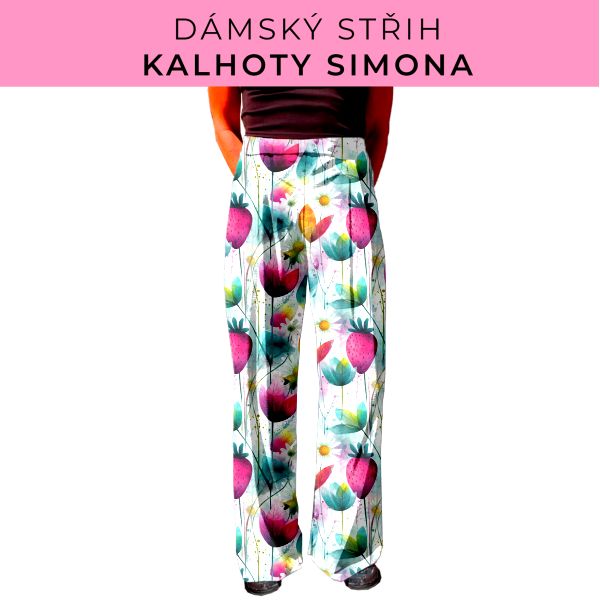 Dámský střih - kalhoty Simona