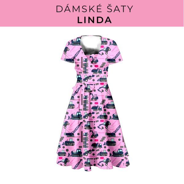 DÁMSKÝ střih - šaty Linda