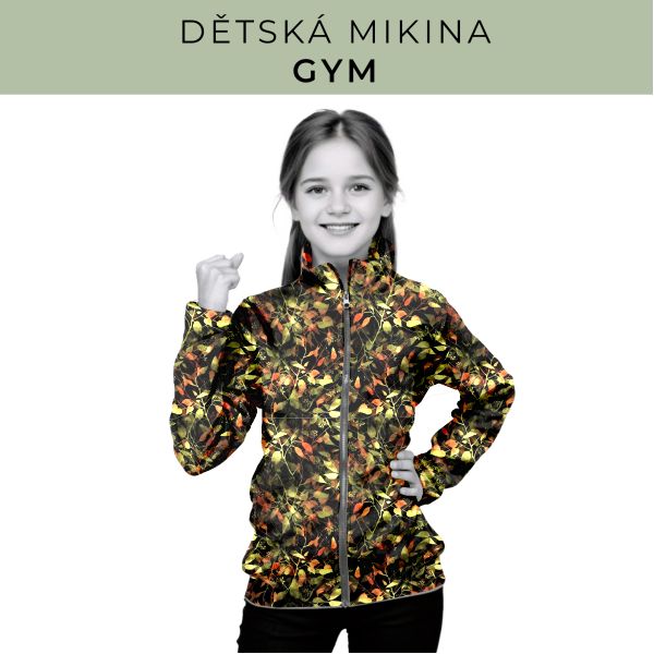 Dětská střih - mikina GYM