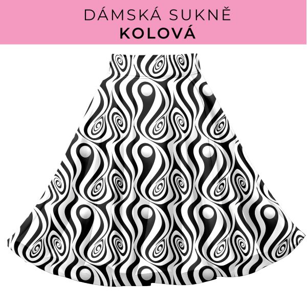 DÁMSKÝ střih - Kolová sukně