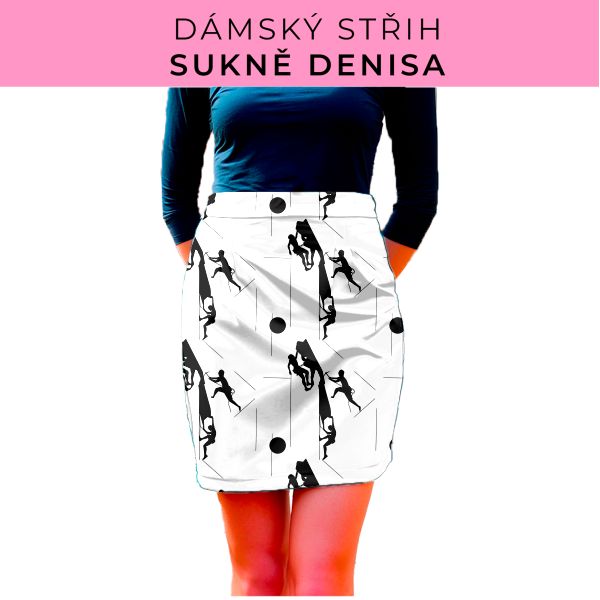 Dámský střih - Dámská sukně Denisa