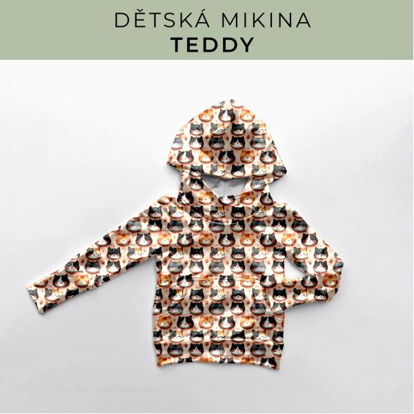 DĚTSKÝ střih - Mikina Teddy