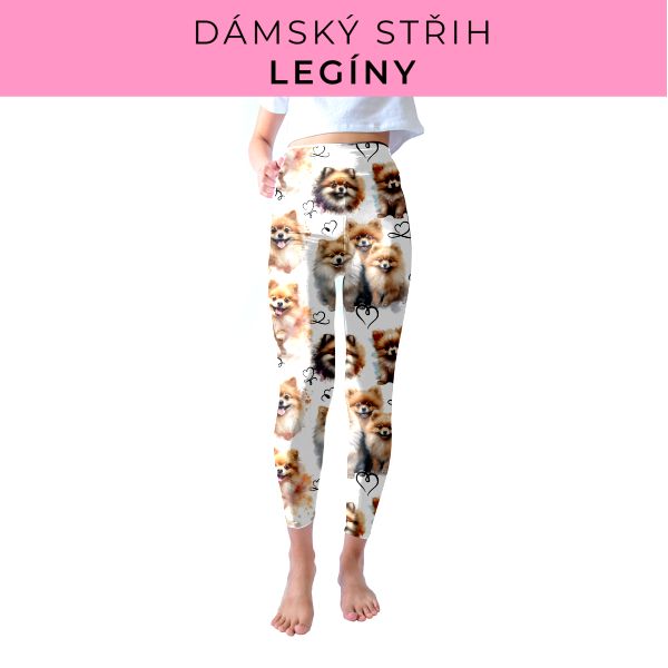 DÁMSKÝ střih - legíny SPORT - SLIM FIT