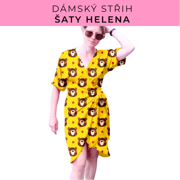 Dámský střih na šaty  Helena