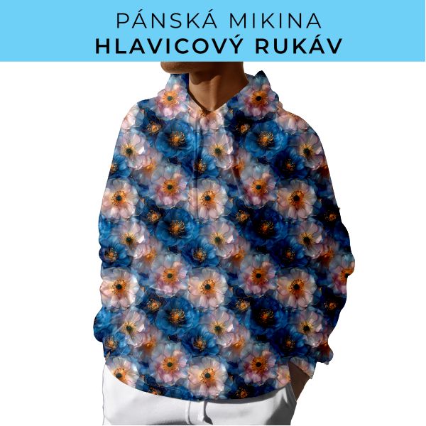 PÁNSKÝ střih - mikina s kapucí