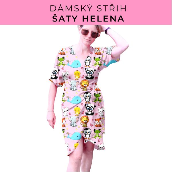 Dámský střih na šaty  Helena