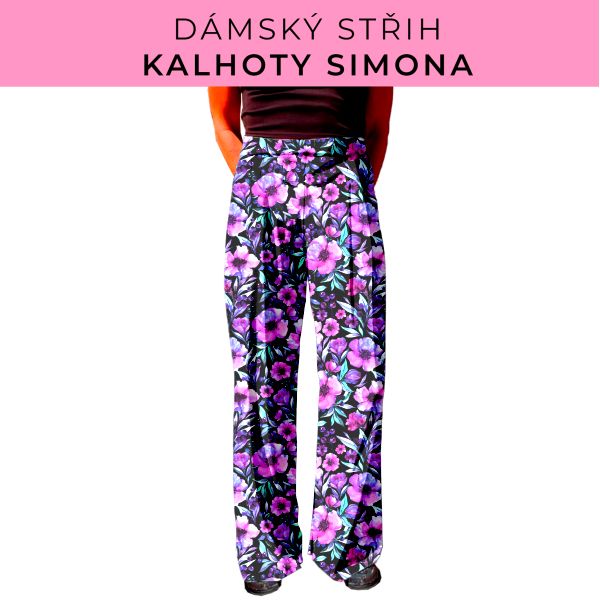 Dámský střih - kalhoty Simona