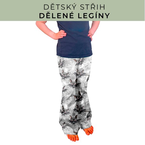 Dětský střih - Dělené legíny