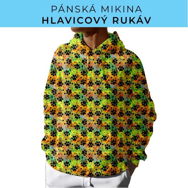PÁNSKÝ střih - mikina s kapucí