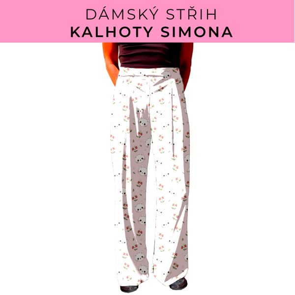 Dámský střih - kalhoty Simona