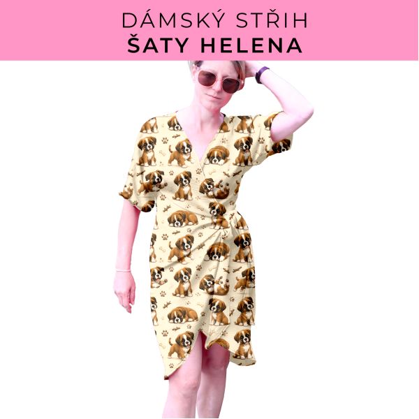 Dámský střih na šaty  Helena