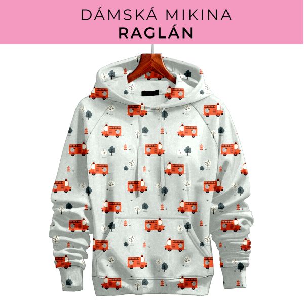 DÁMSKÝ střih - mikina raglán