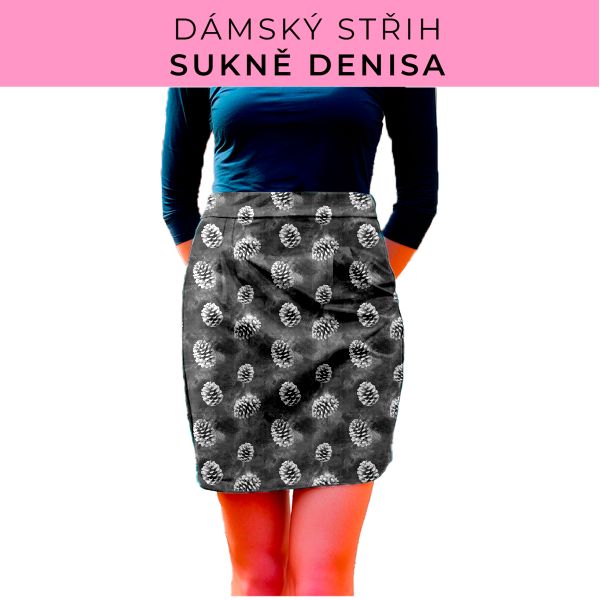 Dámský střih - Dámská sukně Denisa