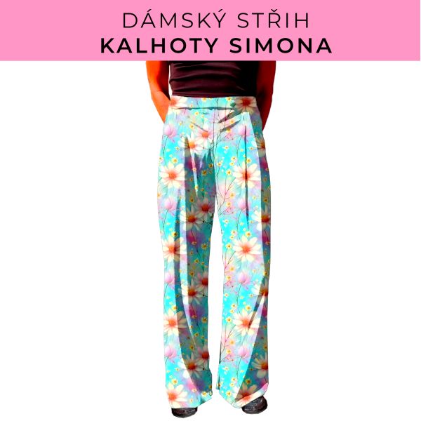 Dámský střih - kalhoty Simona