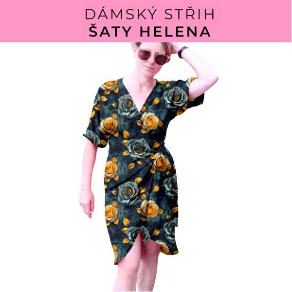 Dámský střih na šaty  Helena