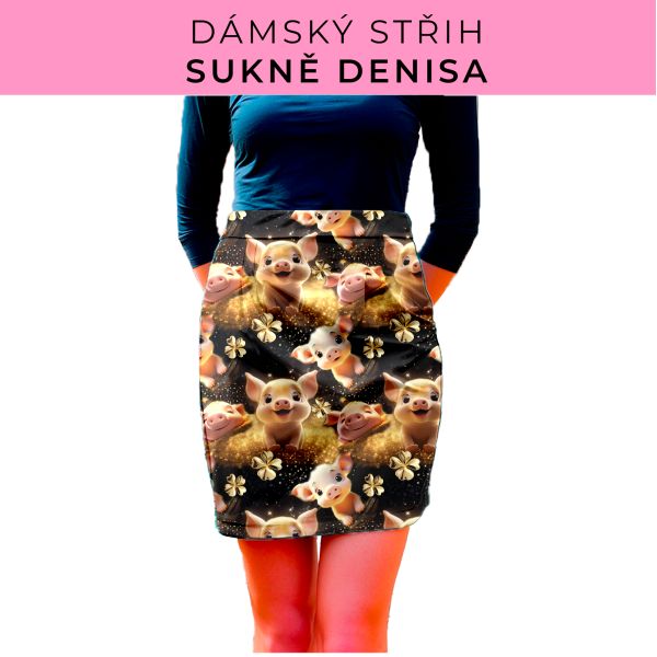 Dámský střih - Dámská sukně Denisa